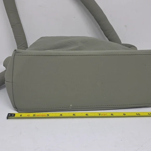 Knot-Accent Olive Green Women’s Shoulder Bag - Picture 15 of 16